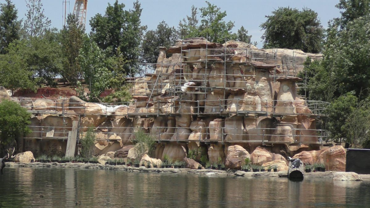 Star Wars Land construction at Disneyland Park, June 28th, 2017
