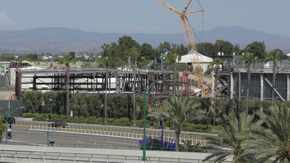 Star Wars Land construction at Disneyland Park, June 28th, 2017