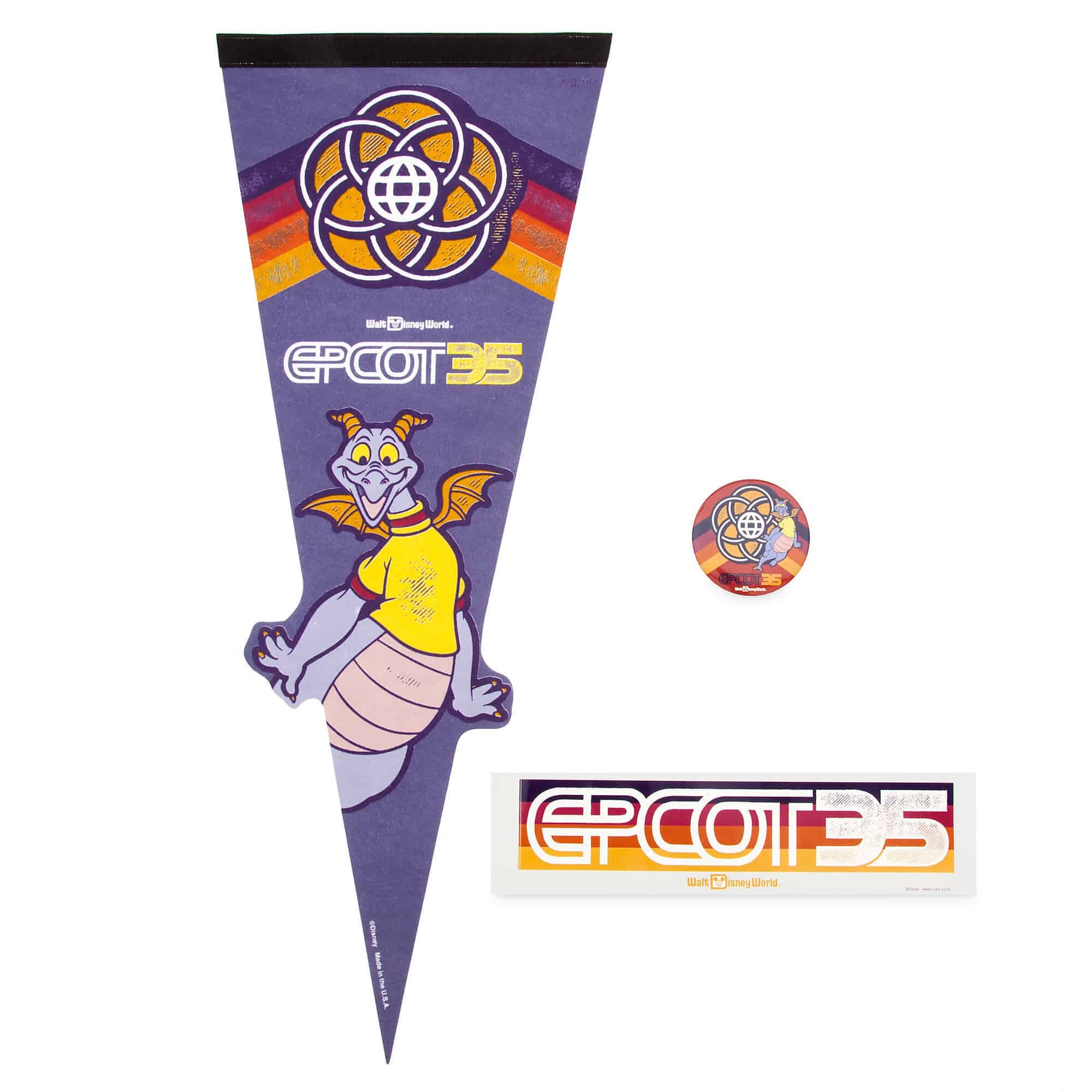 figment epcot35 pennant