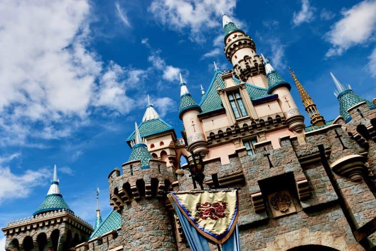 Disneyland Castle with Banner 2