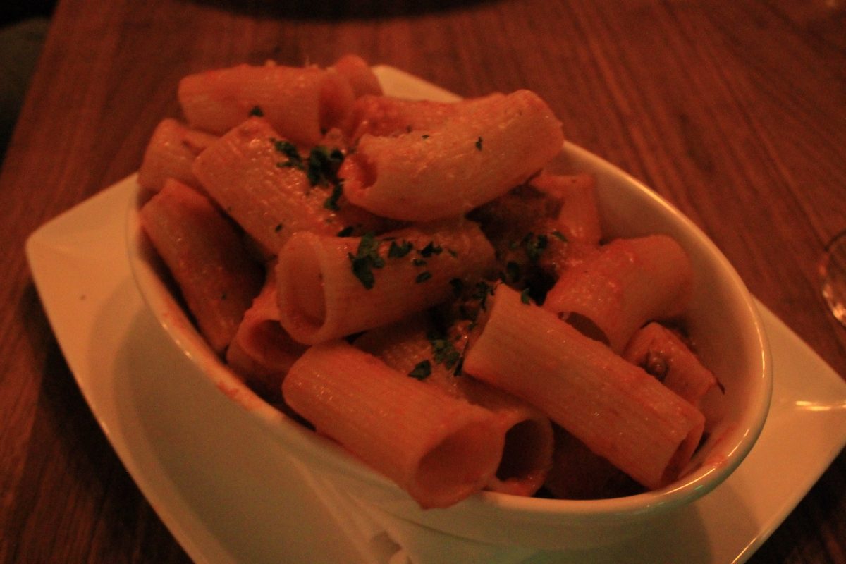 Mezzi Rigatoni all' Amatriciana - Crisp Guanciale, Onion, Tomato, Peperoncino - $25.00