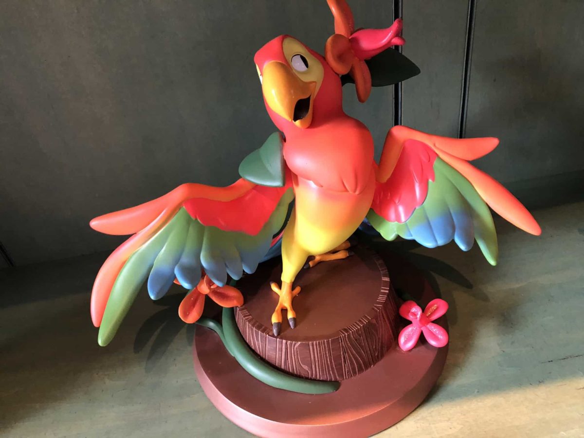 A medium figurine of Jose from "Walt Disney's Enchanted Tiki Room," at the Disneyland Resort