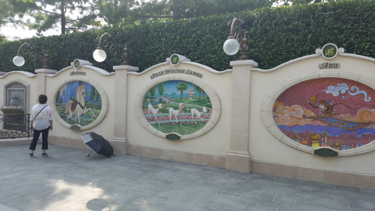 Garden of the Twelve Friends at Gardens of Imagination, Shanghai Disneyland, Summer 2018.