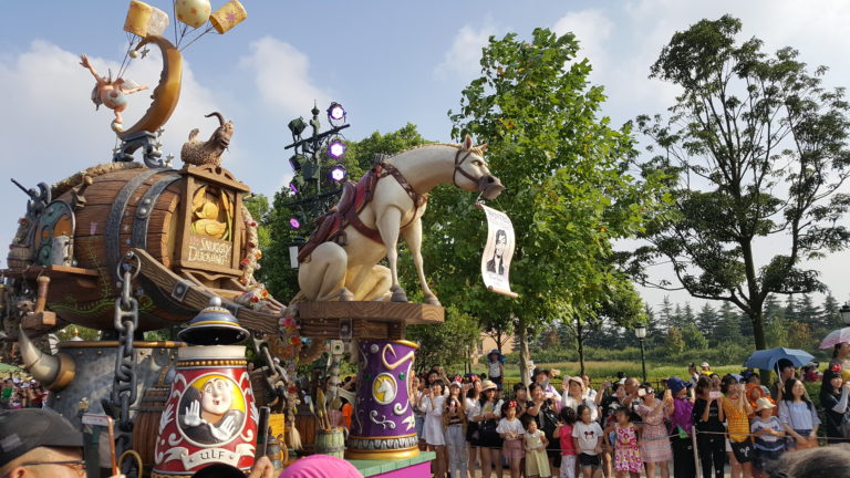 Mickey's Storybook Express at Gardens of Imagination, Shanghai Disneyland, Summer 2018.