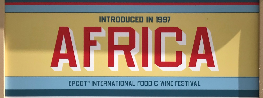 Epcot Food & Wine 2018 Africa