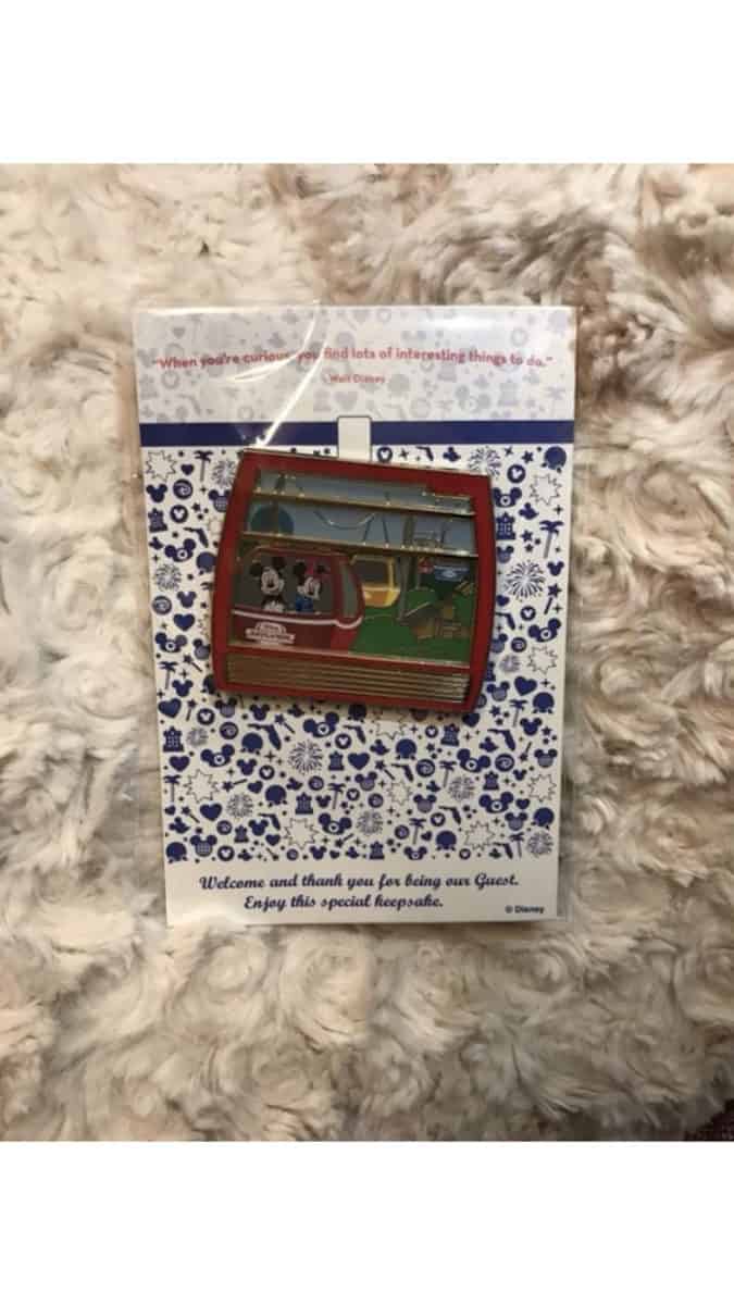 Disney Caribbean Beach Skyliner Pin