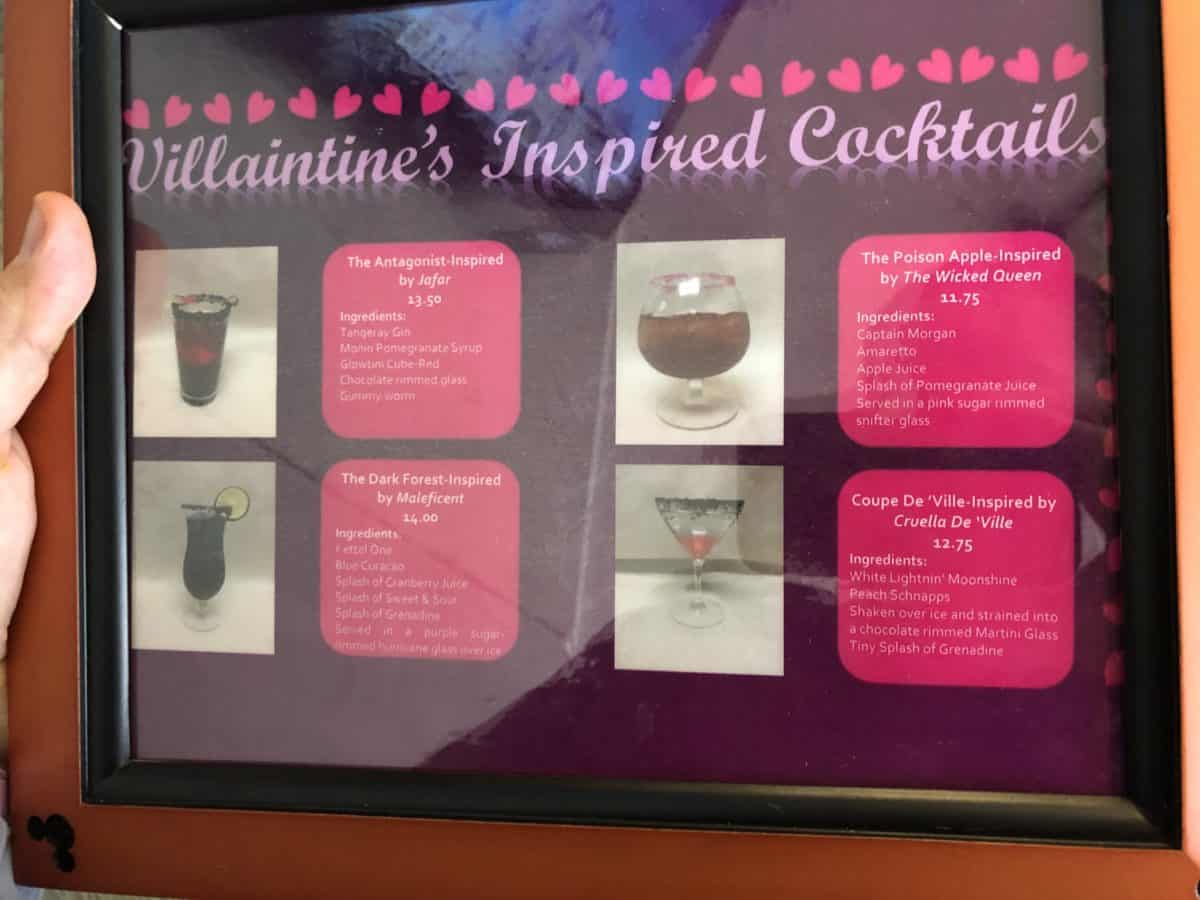 villaintines cocktails