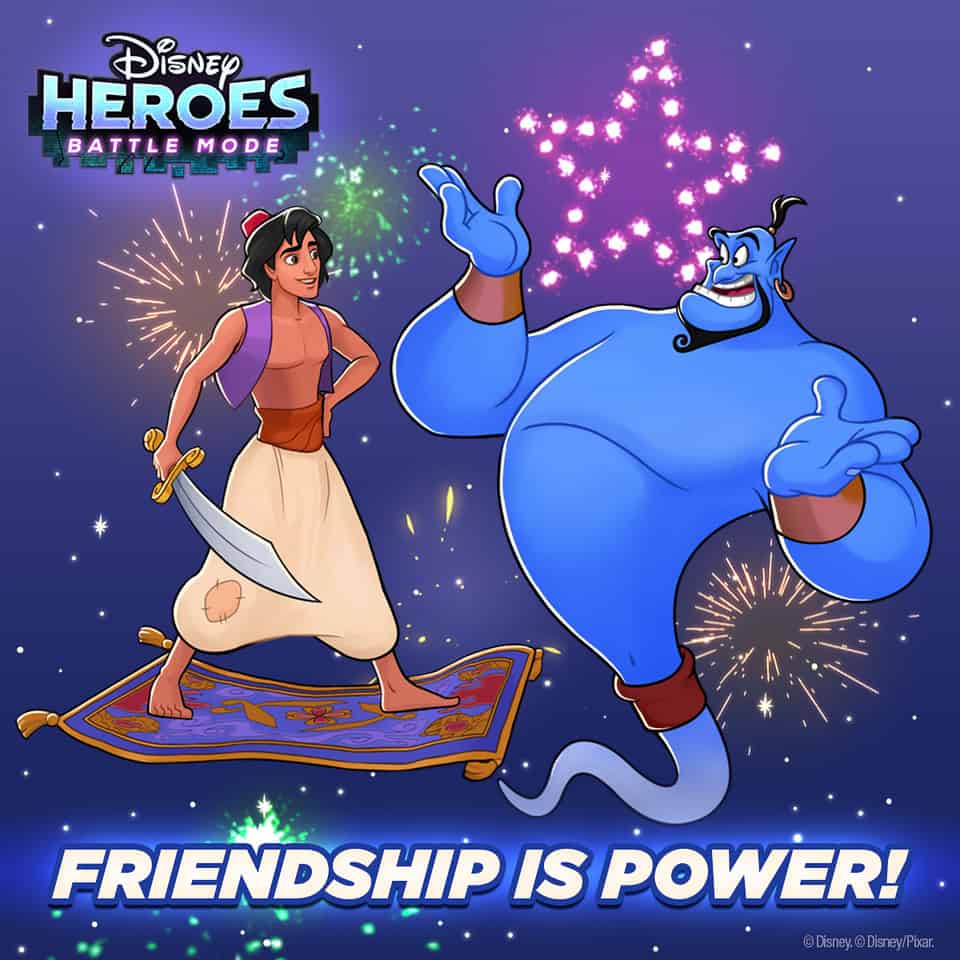 disney heroes battle mode aladdin update