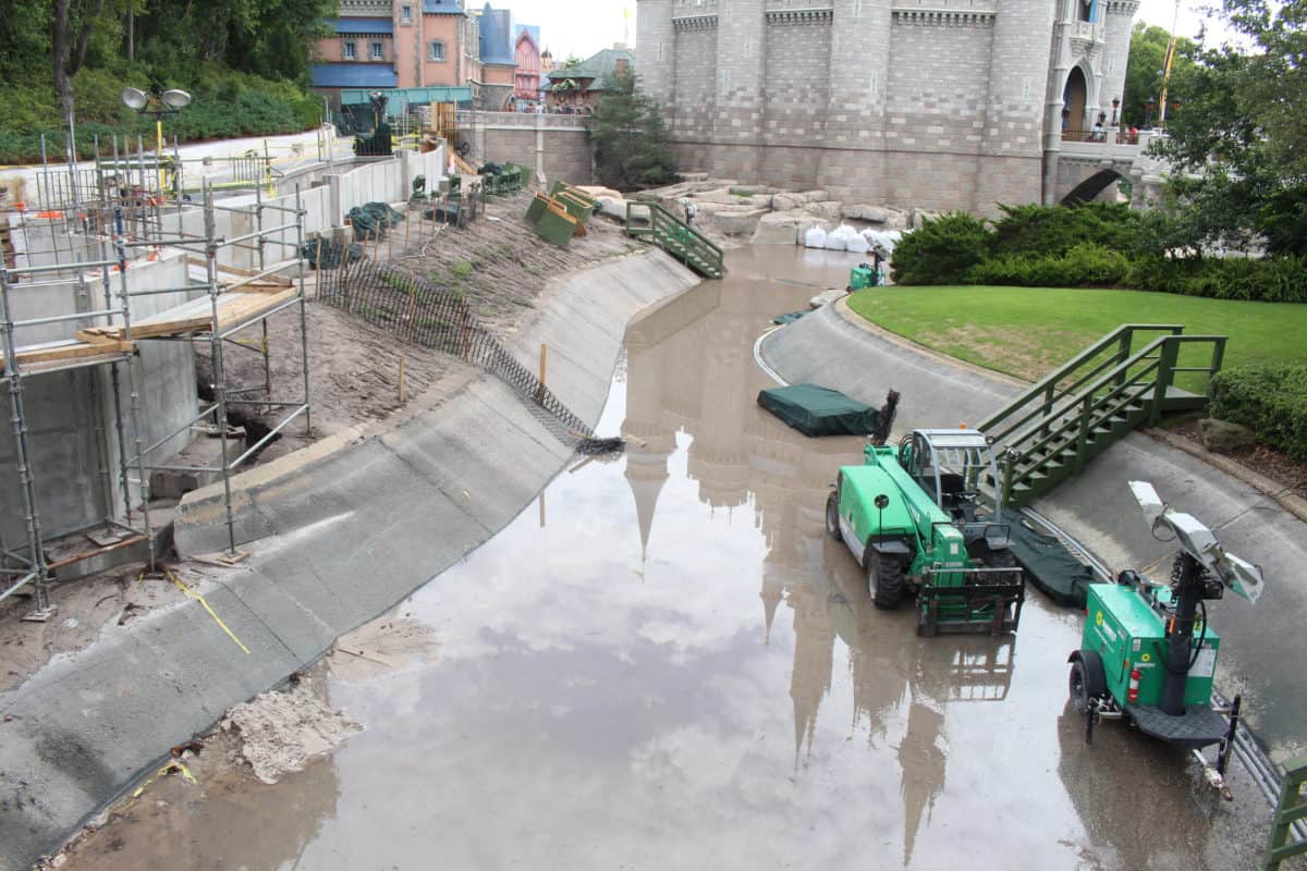 Cinderella Castle pathway widening