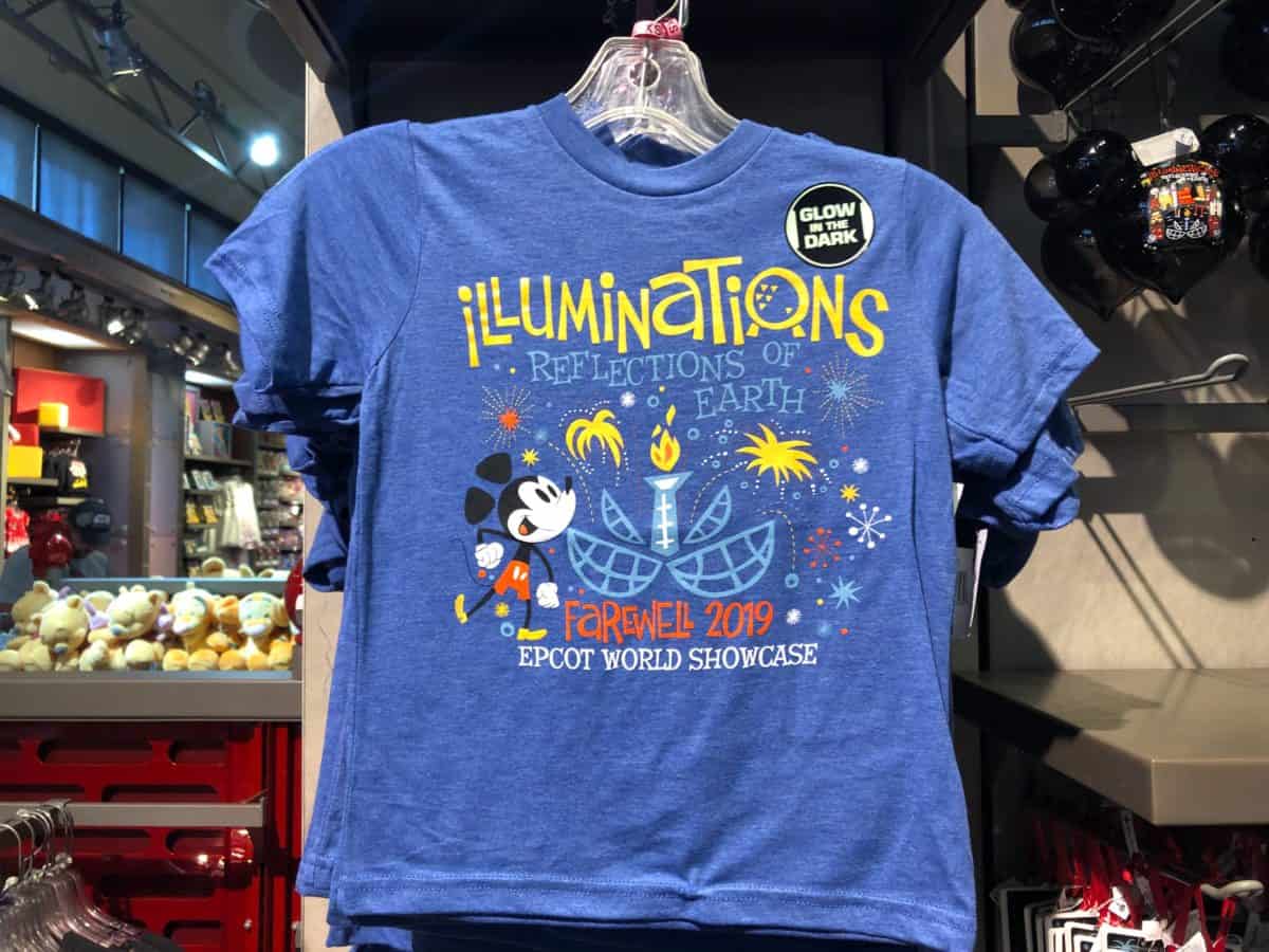 IllumiNations Reflections of Earth Farewell Merchandise Epcot june 2019 24