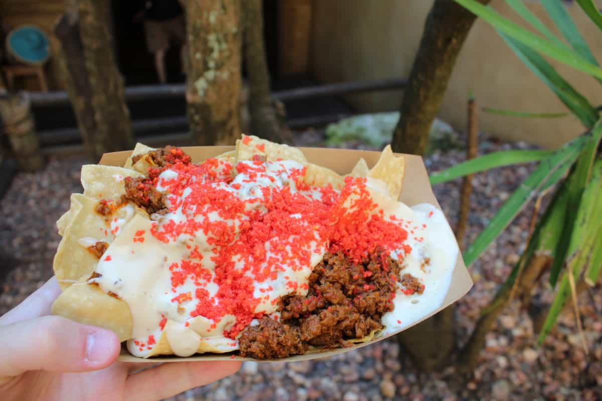 mickey dome cake and fiery nachos pecos bill tall tale inn magic kingdom july 2019 4