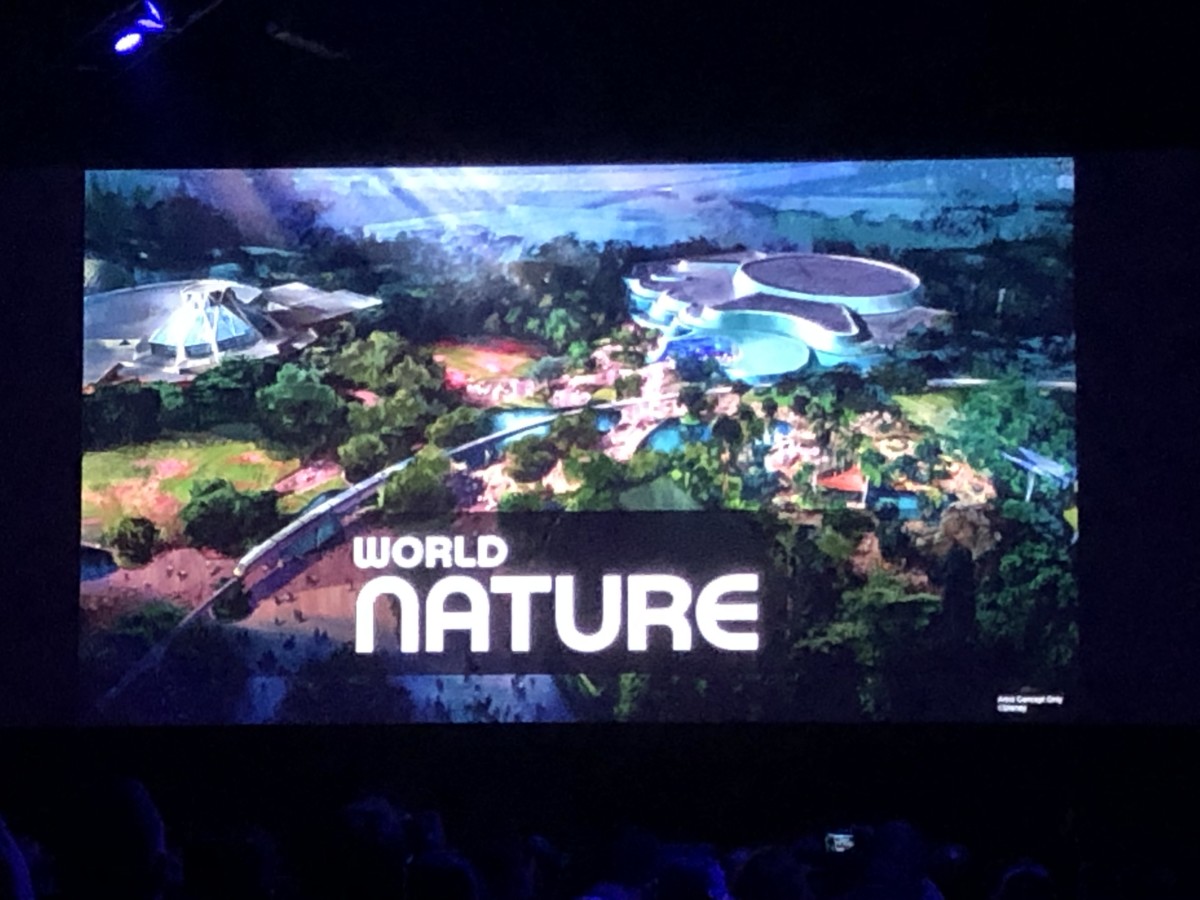 d23 expo 2019 parks and resorts panel floor images concept art 66 epcot world nature