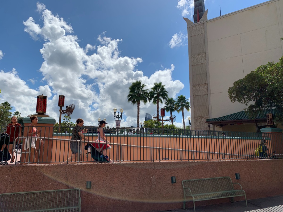 disneys hollywood studios chinese theatre mickey and minnies runaway railway lanterns queue revealed august 2019 5