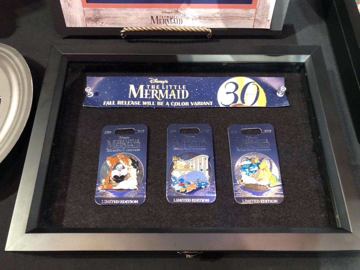 30th Anniversary Little Mermaid pins