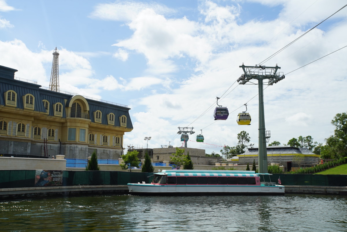 skyliner remy ratatouille EPCOT construction