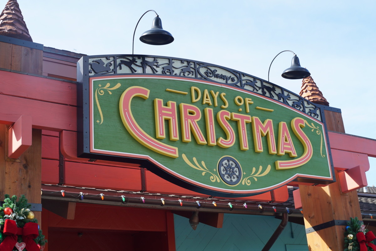 Days of Christmas sign