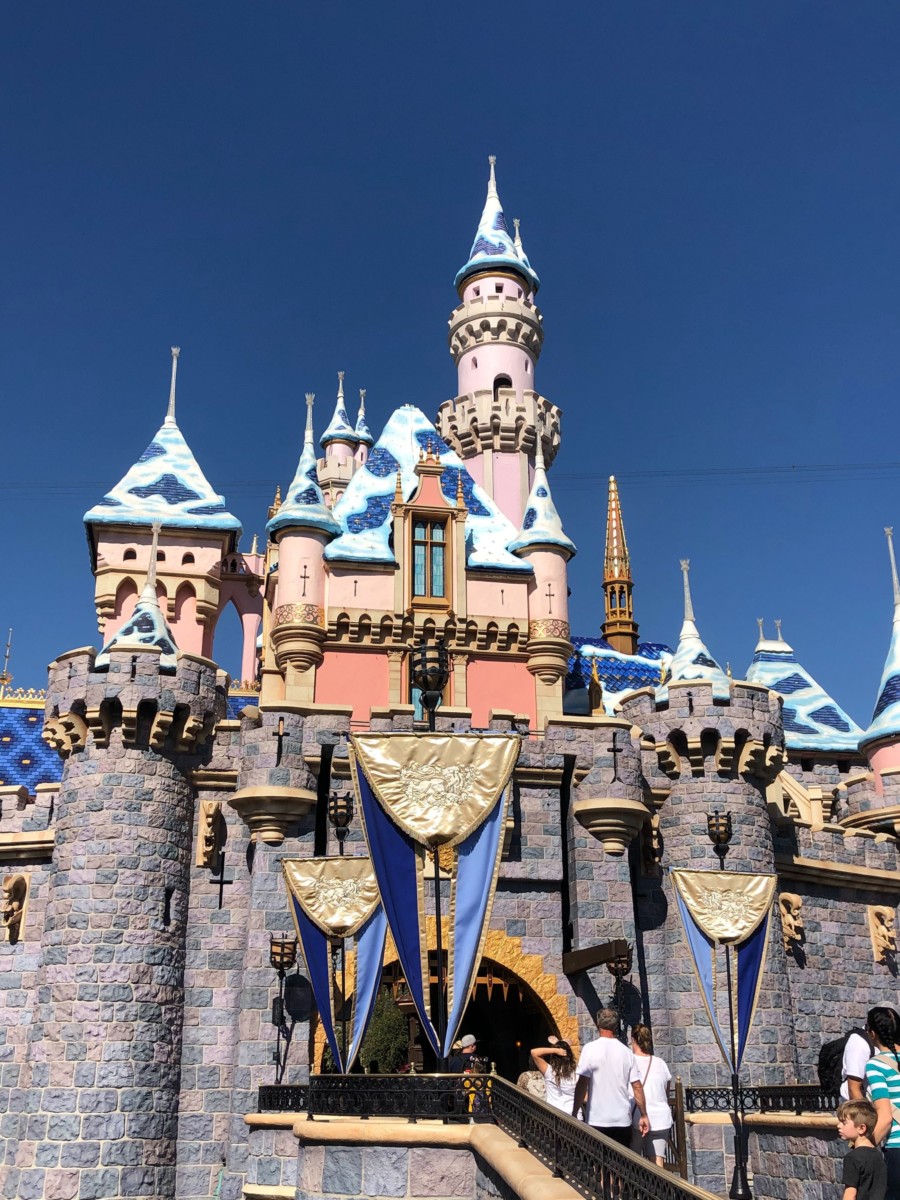 disneyland sleeping beauty castle snow expands oct 2019 2