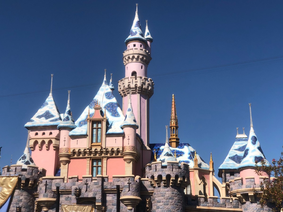 disneyland sleeping beauty castle snow expands oct 2019 7