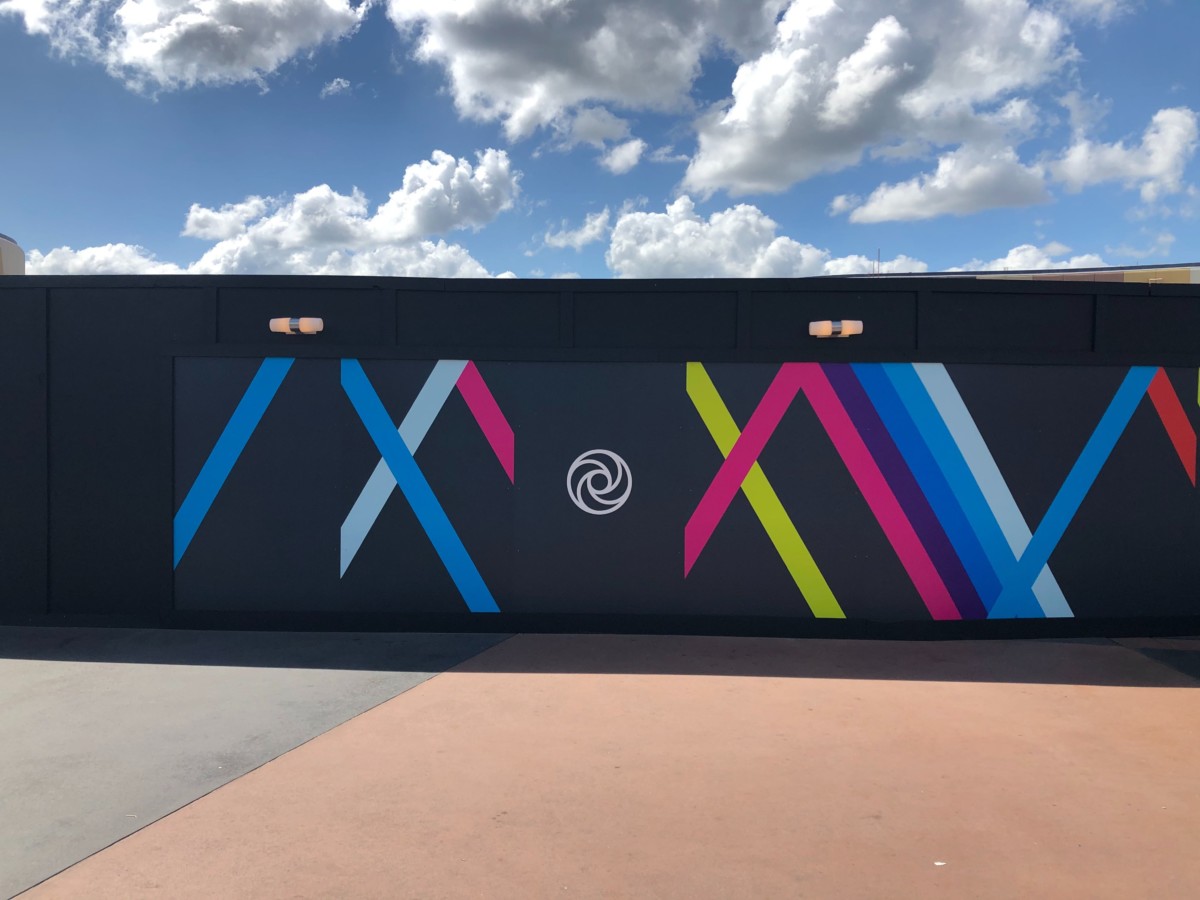 epcot construction walls paint design innoventions west oct 2019 16