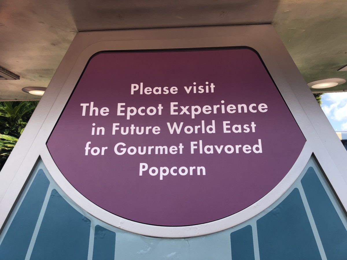 gourmet popcorn cart epcot experience