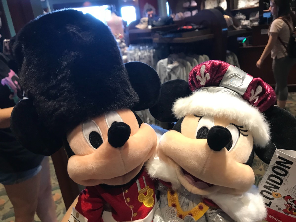 mickey minnie uk plush epcot 3