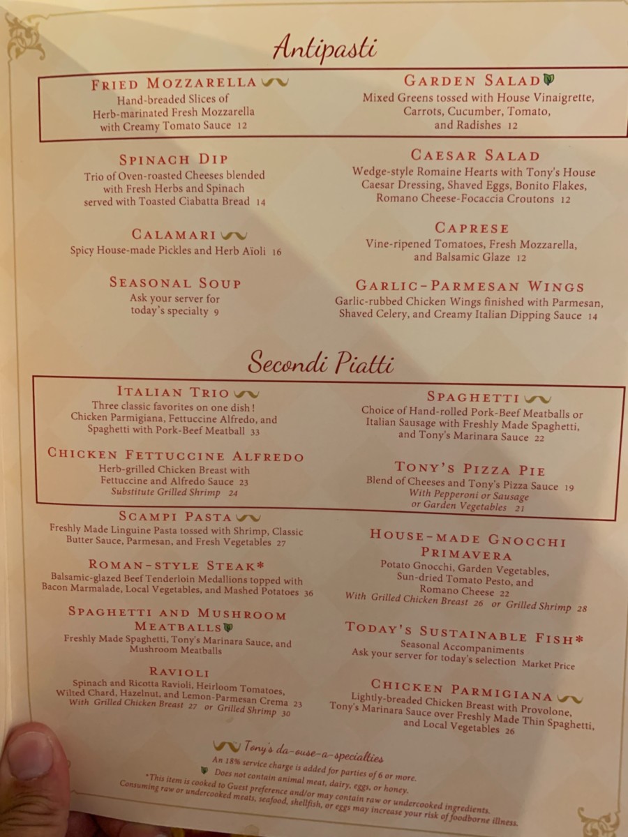 plant based menus magic kingdom oct 2019 3