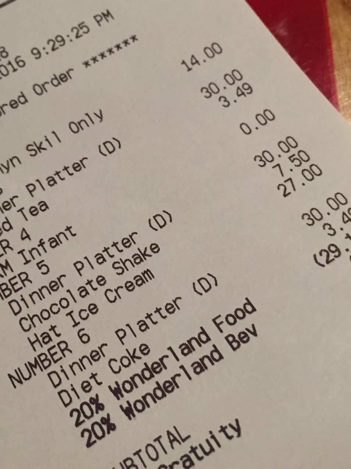 It's listed as "Hat Ice Cream" on the receipt...