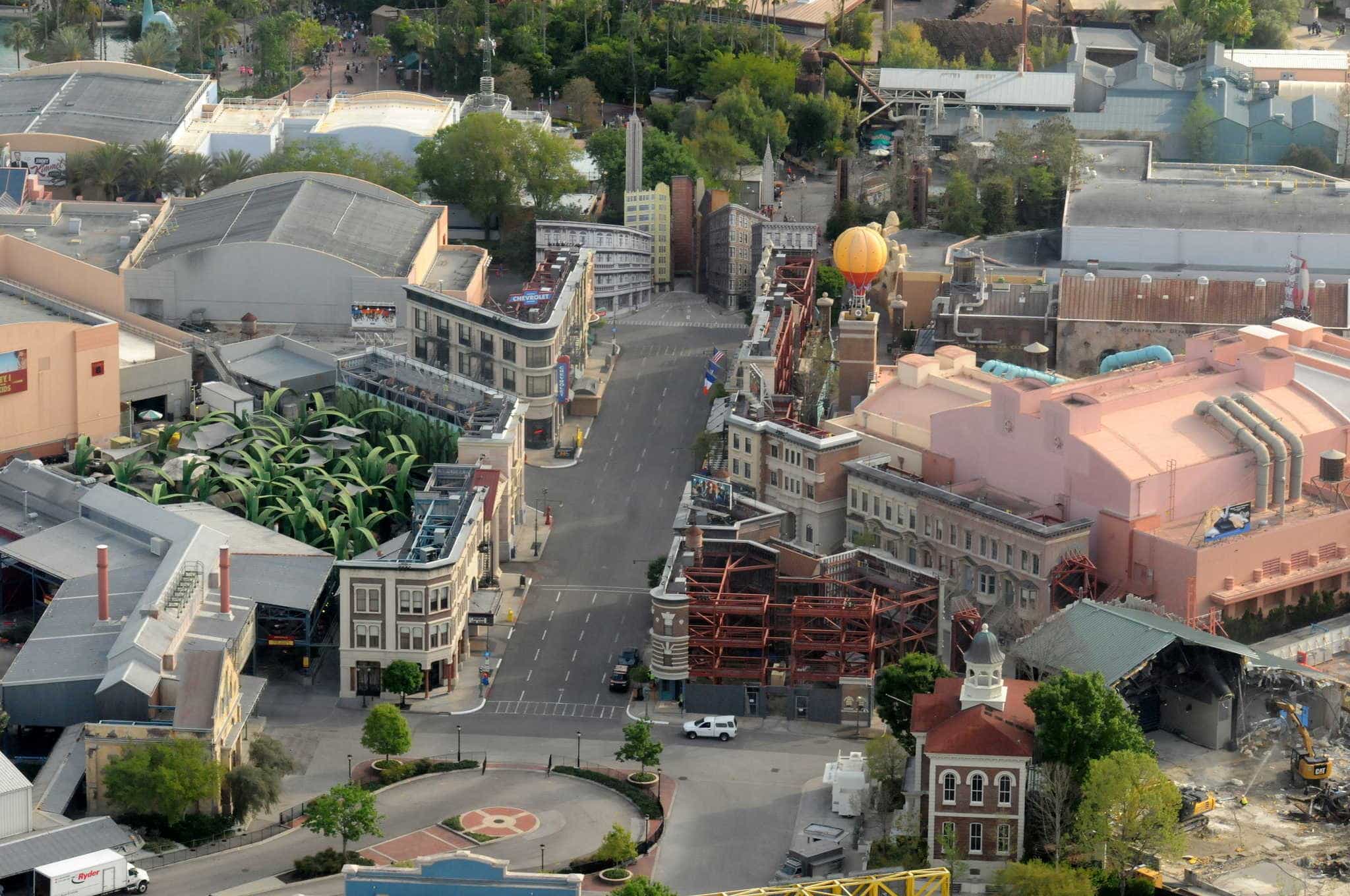 Photos Video Take An Aerial View As Demolition Begins At Disneys