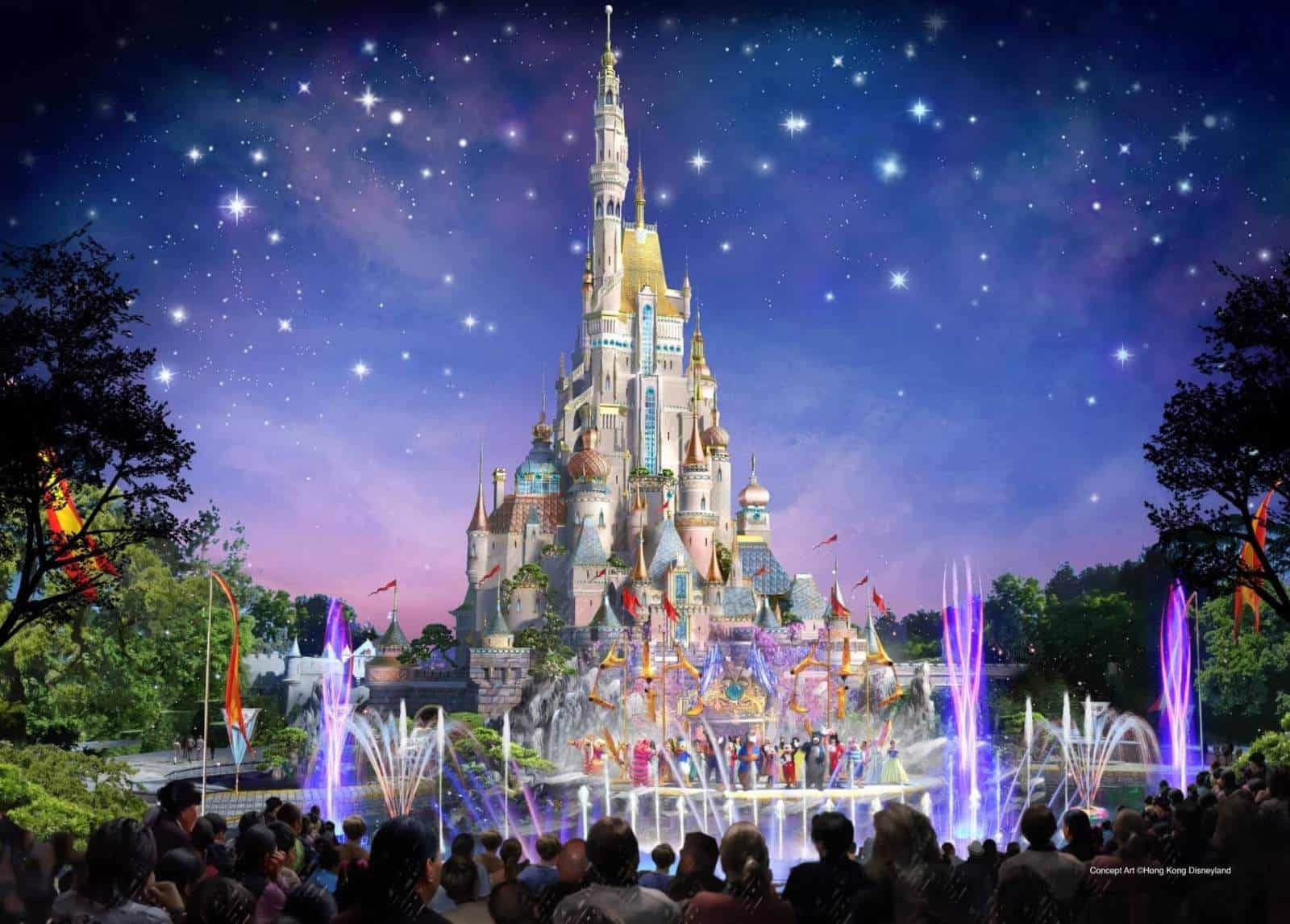 New Hong Kong Disneyland Castle
