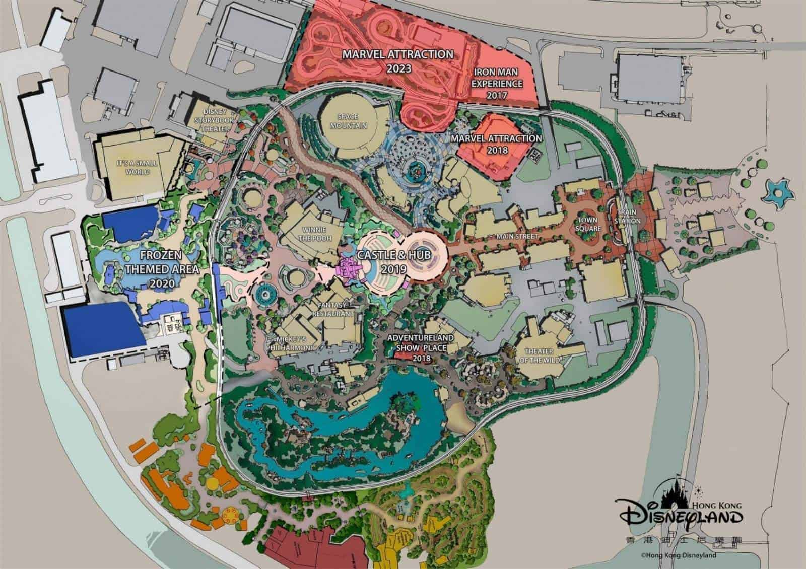 Hong Kong Disneyland Expansion Site Plan