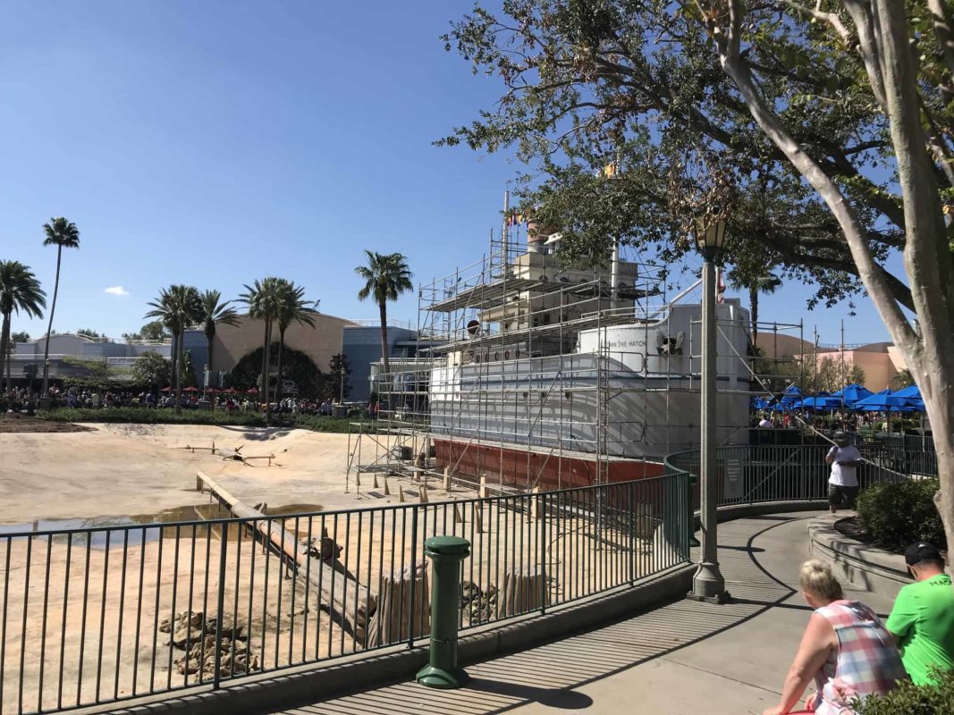 PHOTOS, VIDEO: Echo Lake Undergoing Massive Refurbishment at Disney’s