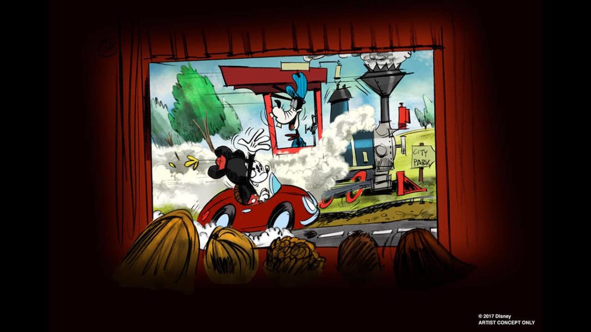 mickey mouse train driver