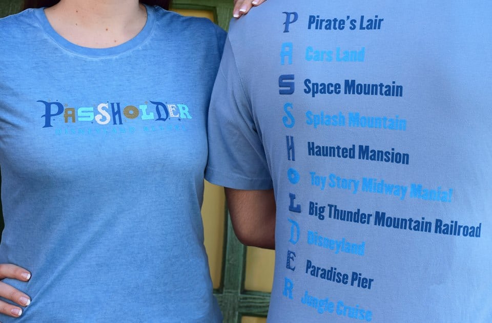 disney passholder shirt