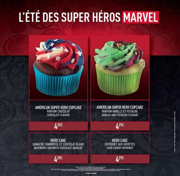 Food at Marvel Summer of Super Heroes at Disneyland Paris