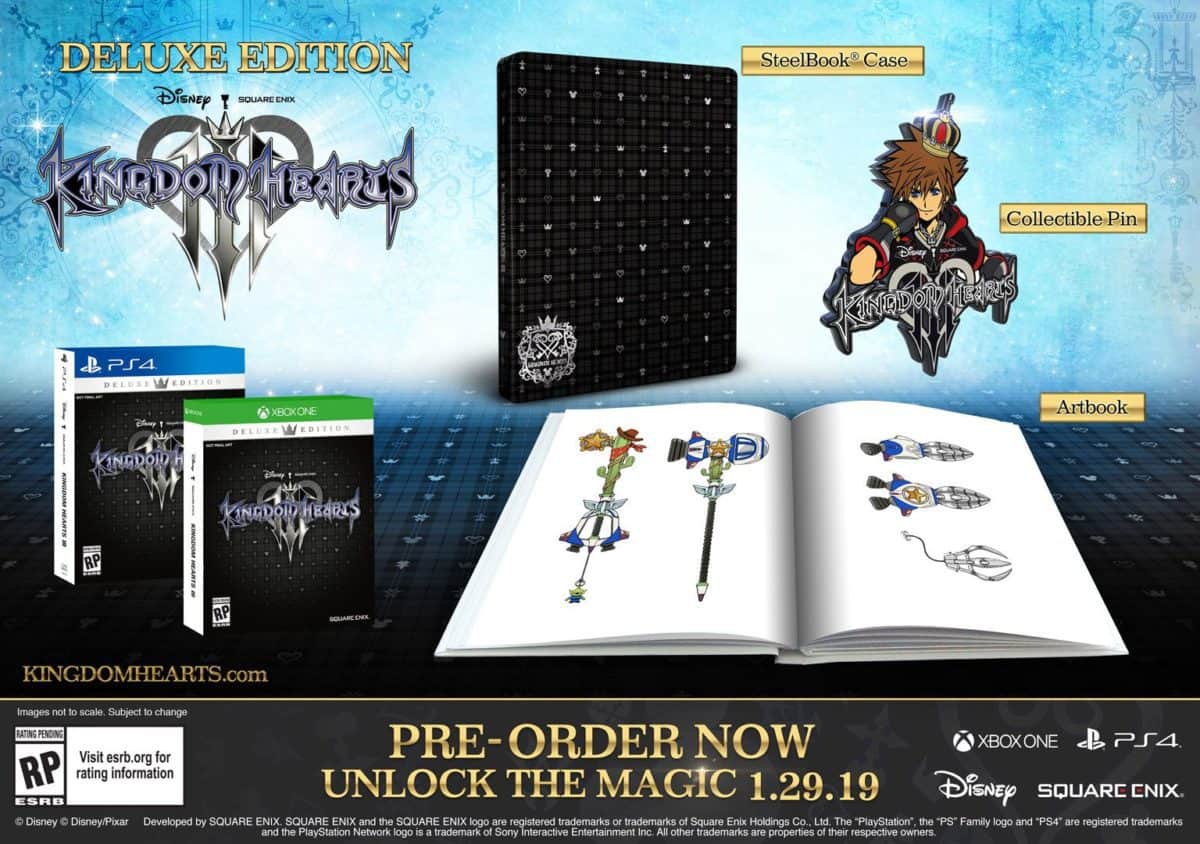 Kingdom Hearts Iii Special Editions And Limited Edition Ps4 Pro Bundle Announced Wdw News Today