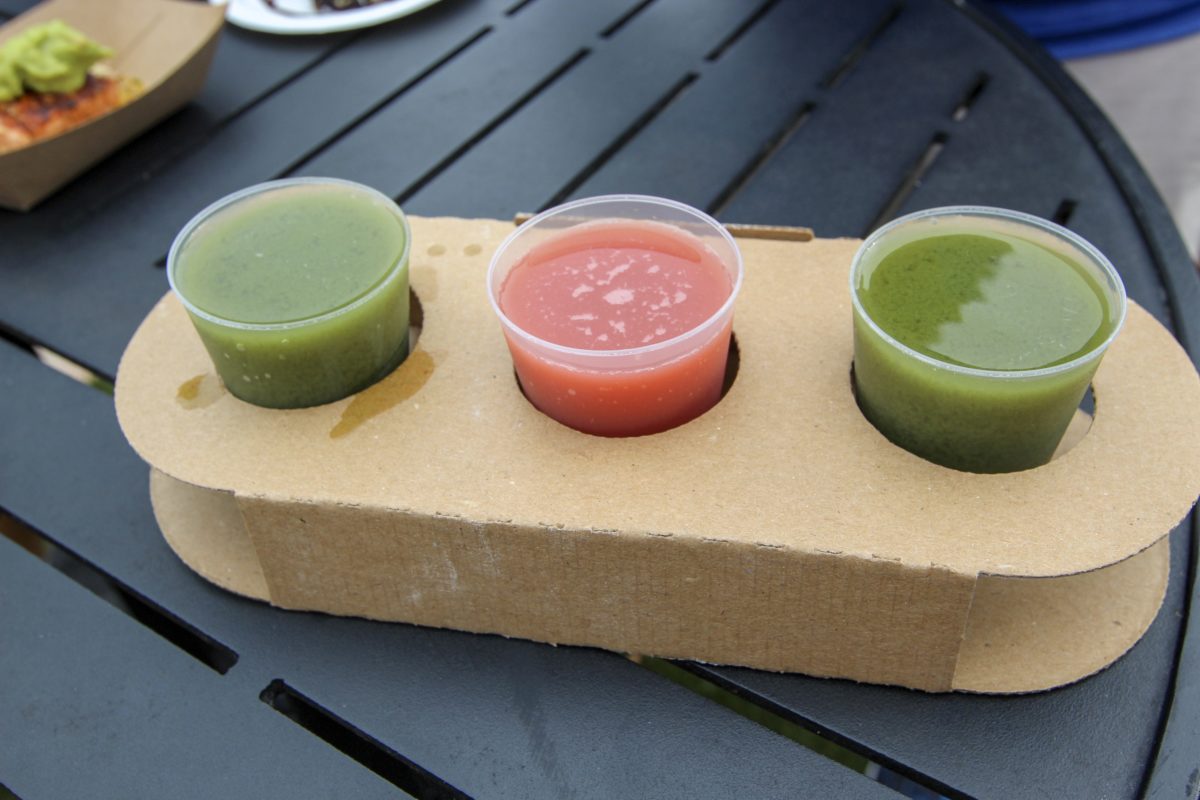 Epcot Food and Wine 2018 Earth Eats Juice Flight