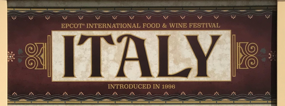 Epcot Food & Wine 2018 Italy