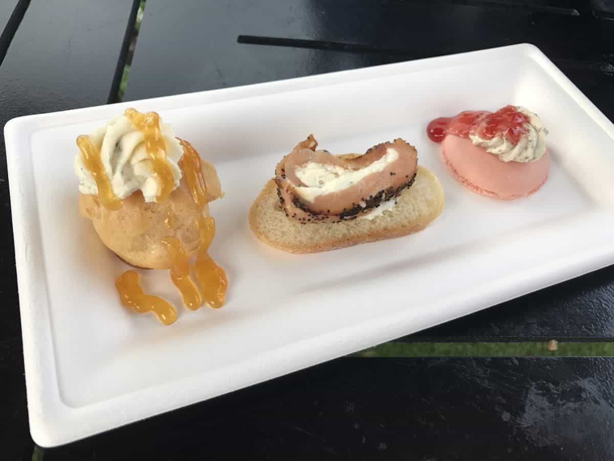 Epcot Food & Wine 2018 The Cheese Studio Cheese Trio
