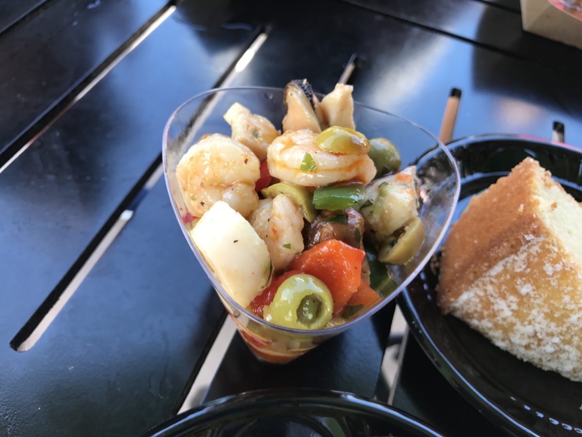 Epcot Food & Wine 2018 Spain Seafood Salad
