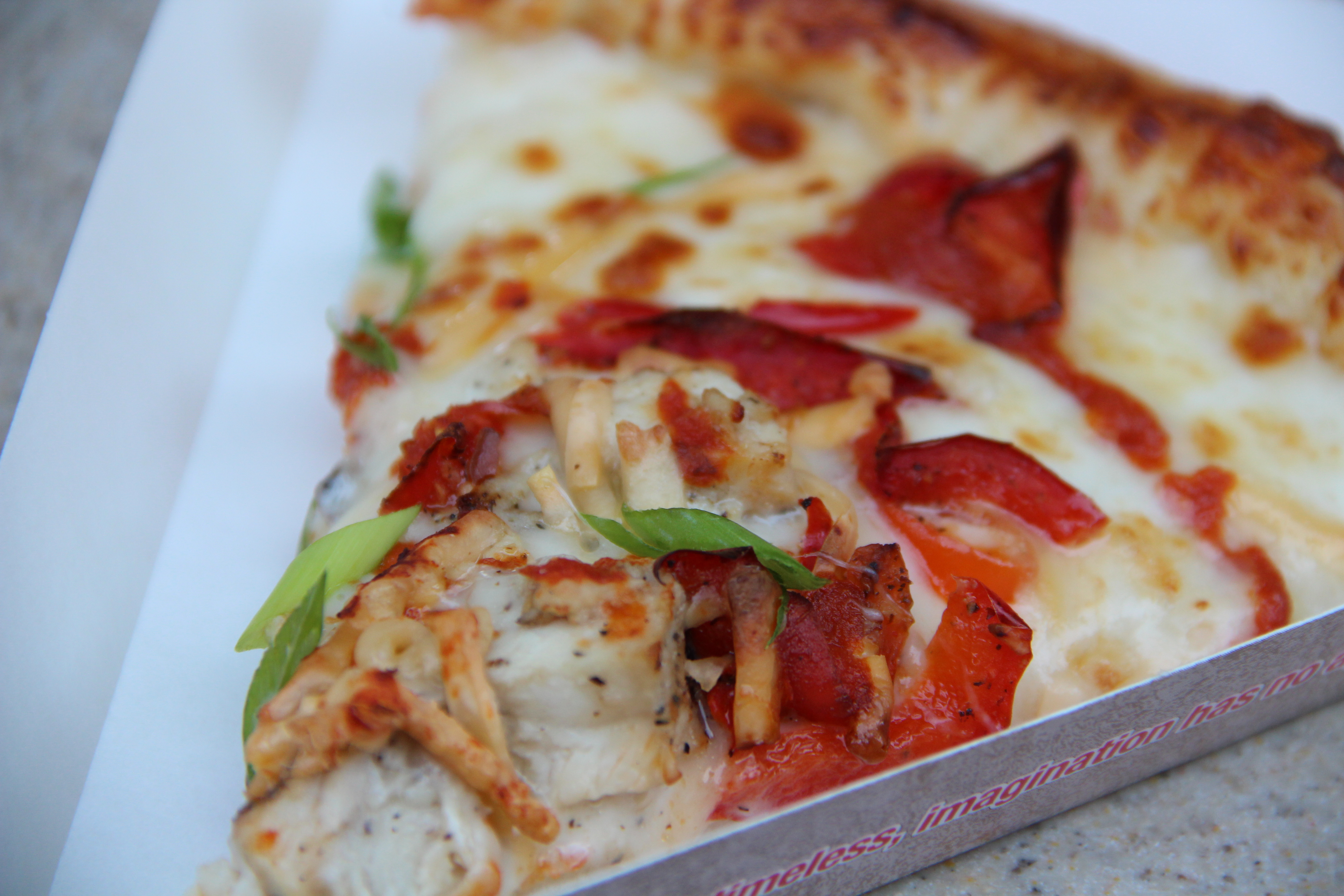 Review Anti Vampire Chicken Pizza At Boardwalk Pizza Pasta For Halloween Time 2019 At Disney California Adventure Wdw News Today