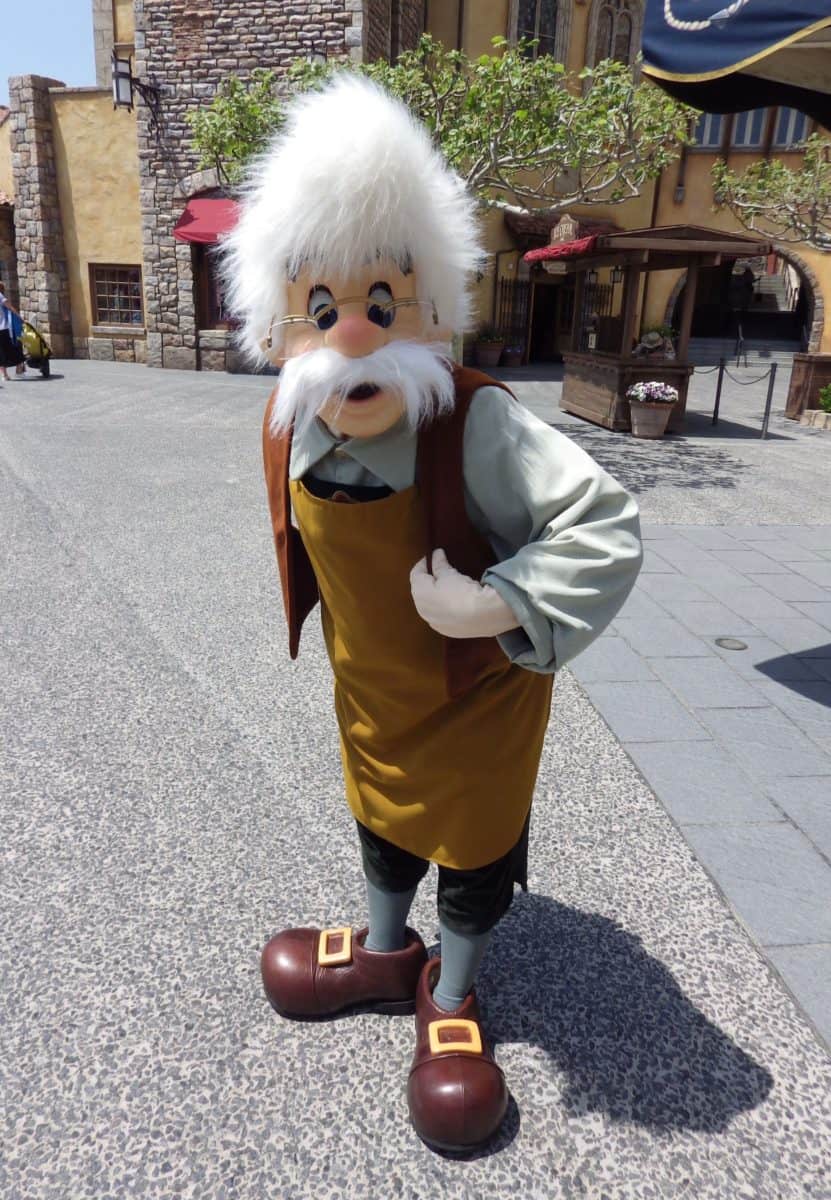 Geppetto in Mediterranean Harbor at Tokyo DisneySea