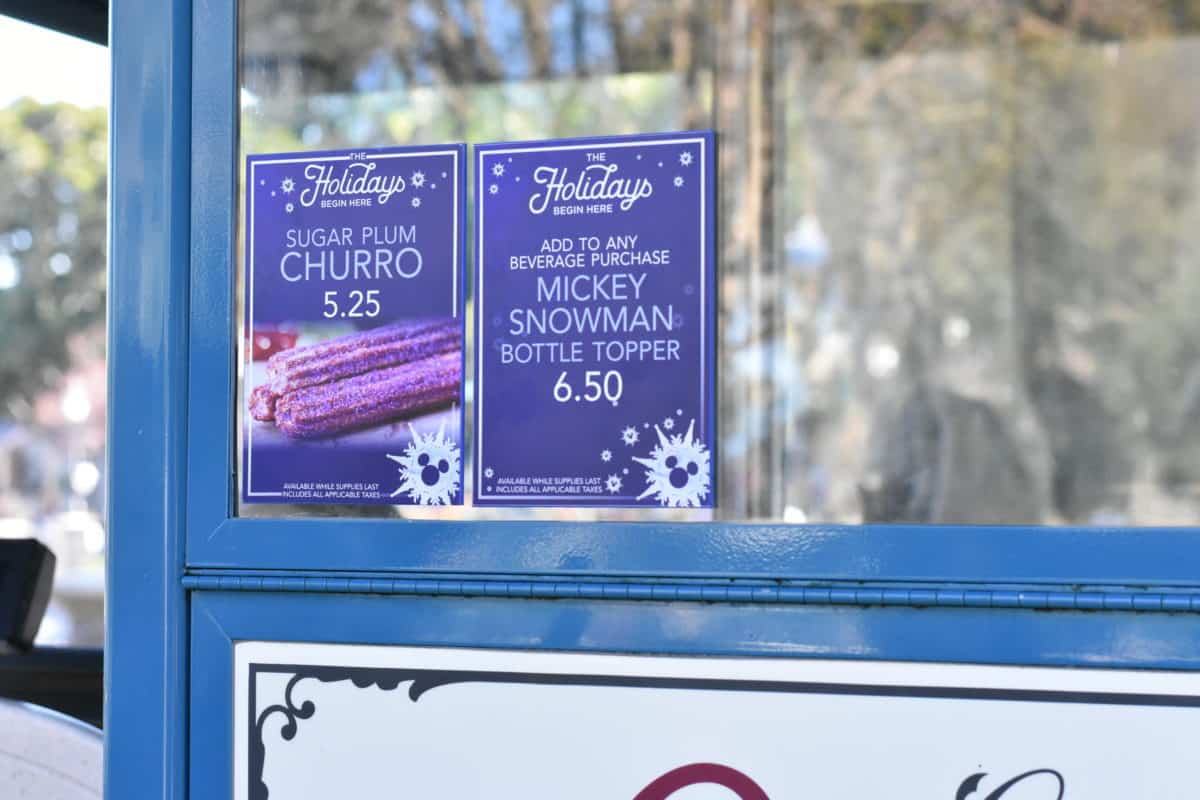 Sugar Plum Churro at Disneyland