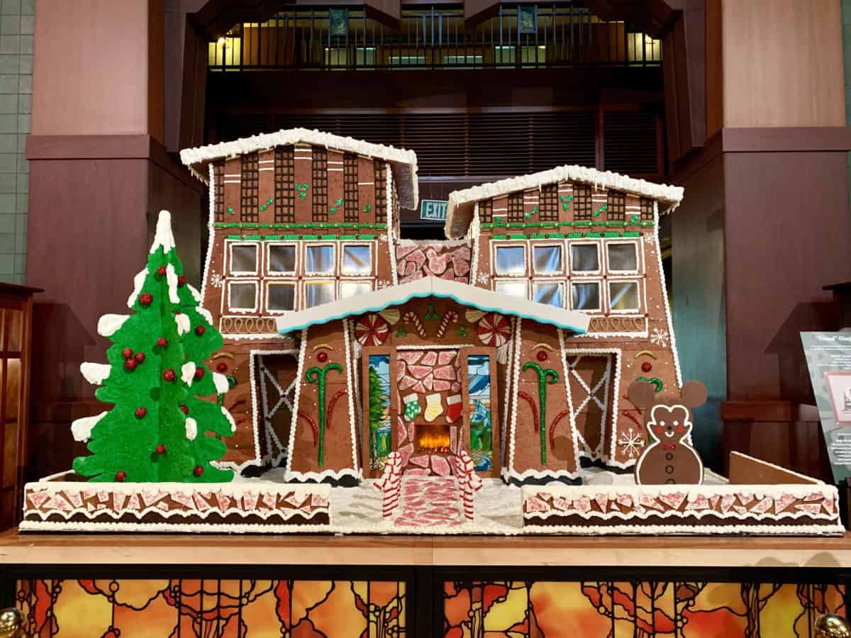 Disneyland Grand Californian Hotel and Spa Gingerbread House Christmas