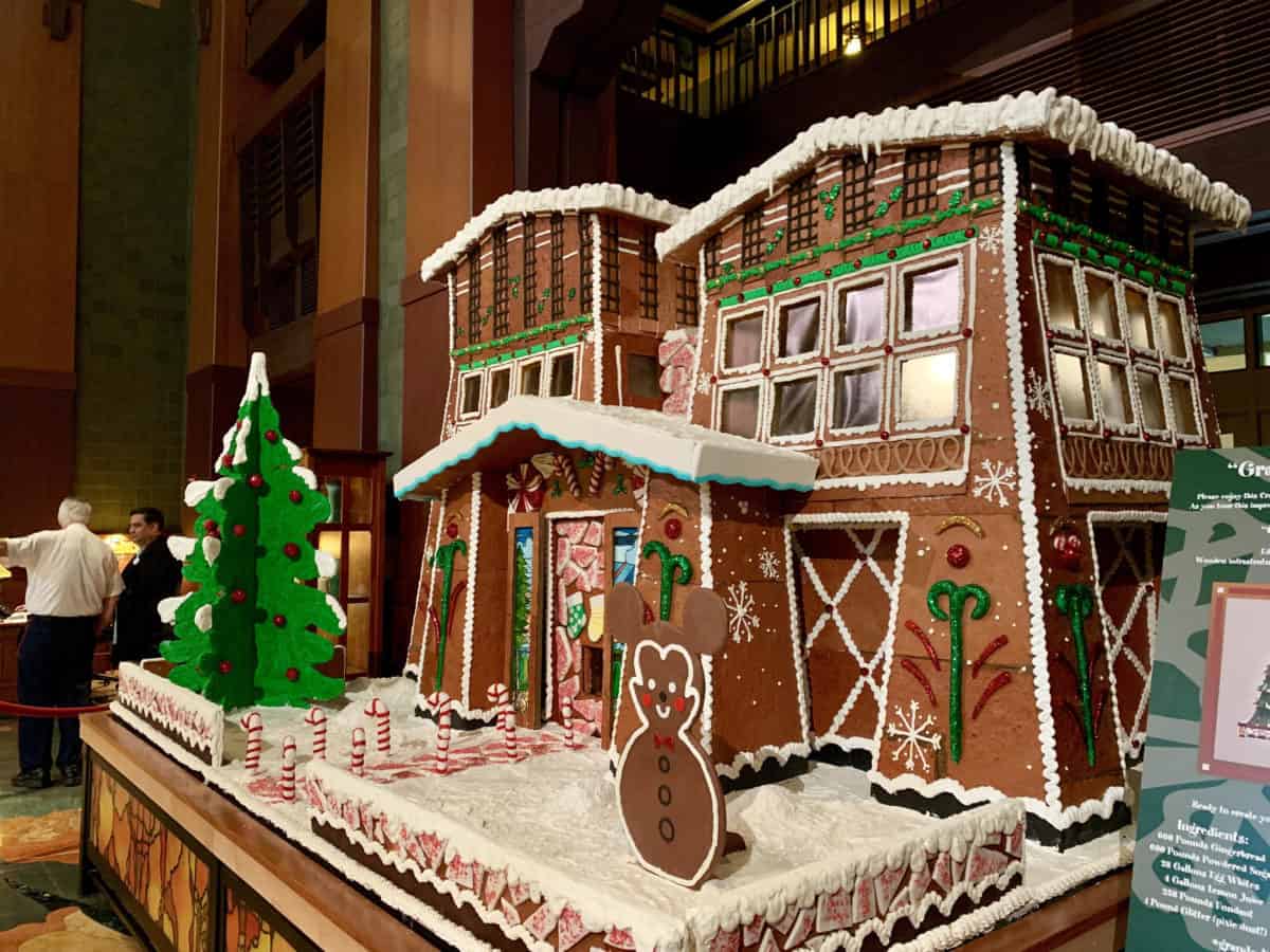 Disneyland Grand Californian Hotel and Spa Gingerbread House Christmas