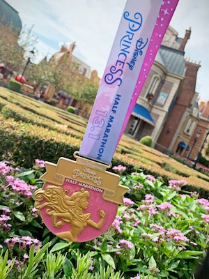 Princess Half Marathon Aurora Medal