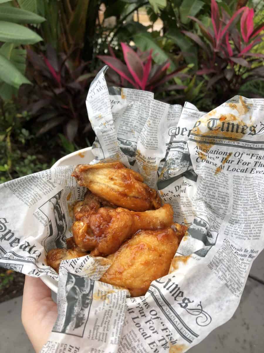 Disney’s Polynesian resort chicken wings captain cook