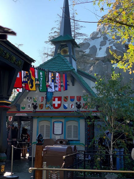 Disneyland resort matterhorn attraction new entrance