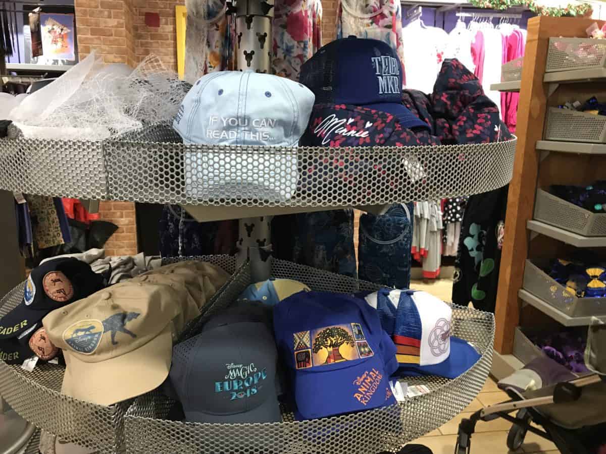 character warehouse dec 2018 hats on display