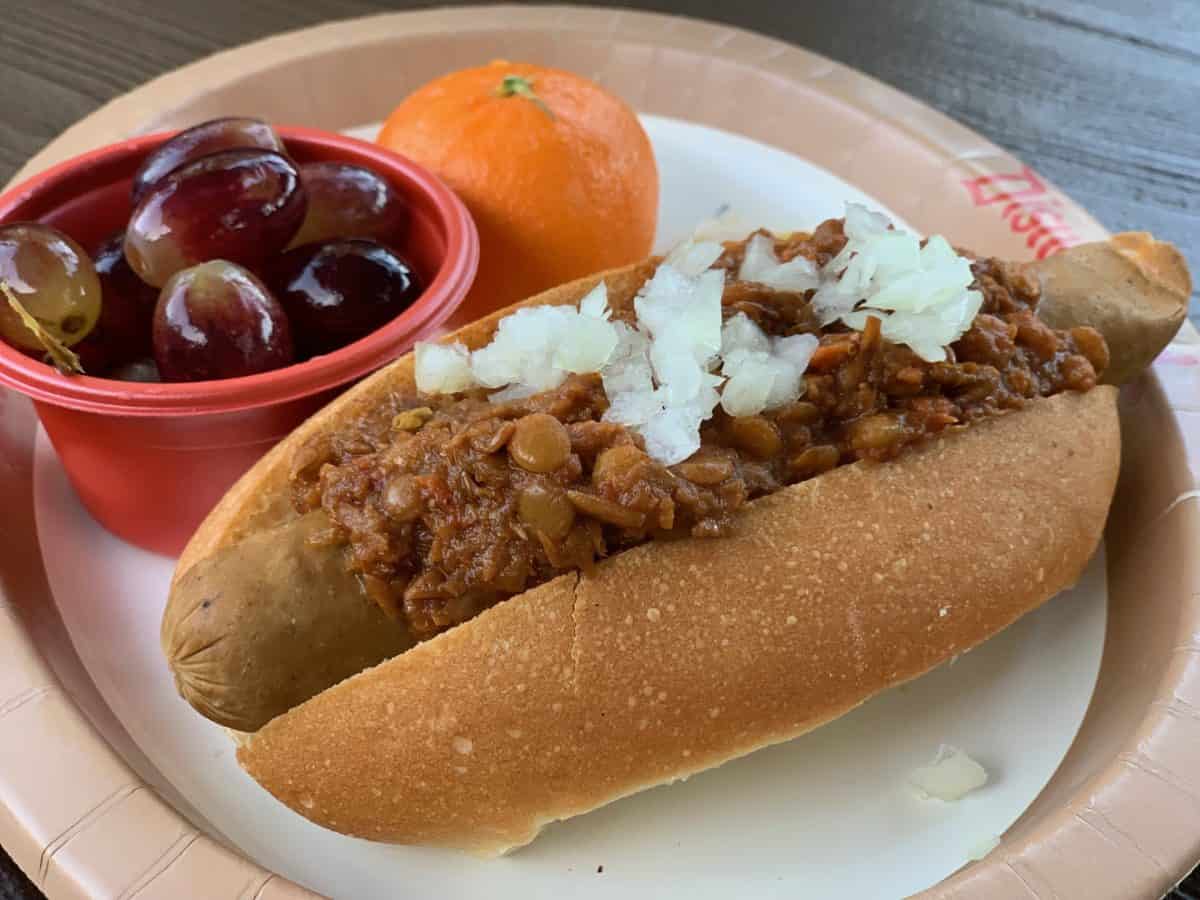 lobster pot pie soup and vegan hot diggity dog harbour galley disneyland resort