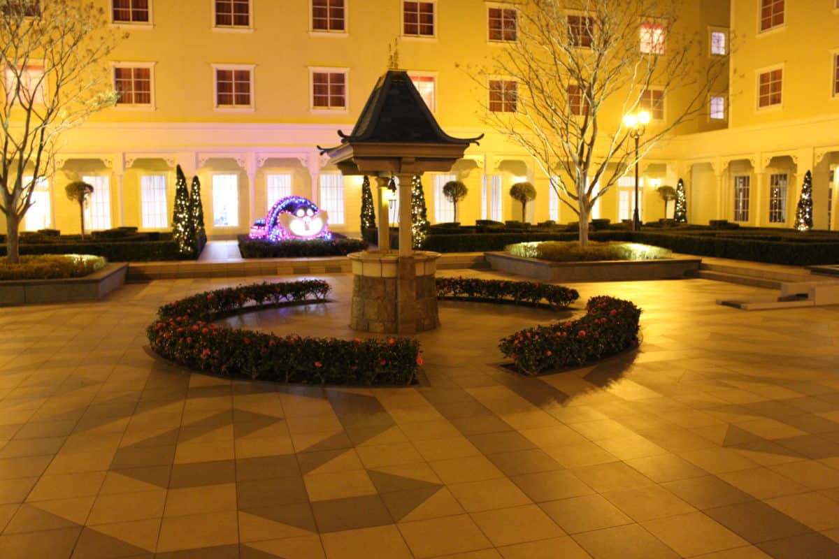 Tokyo Disney Celebration Wish hotel wishing well